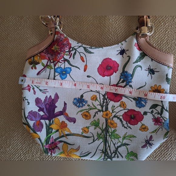 Gucci Bamboo Floral Bag - Picture 15 of 16